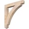 Ekena Millwork Thorton Arts & Crafts Smooth Bracket, Douglas Fir, 3 1/2"W x 28"D x 28"H BKT04X28X28THR03SDF - alternate 1